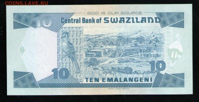СВАЗИЛЕНД 10 ЭМАЛАНГЕНИ 2006 UNC - 6 001