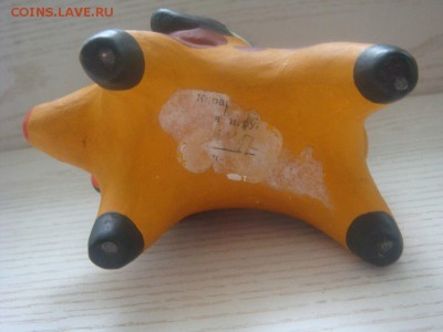Дымковская игрушка "Скоморох с бубном на поросёнке" - DSC07439.JPG