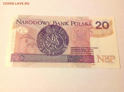 ПОЛЬША 20 ЗЛОТЫХ, 2016г. - 2 (2)