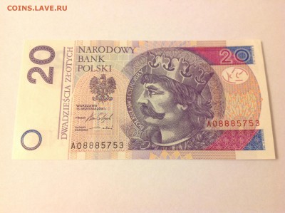 ПОЛЬША 20 ЗЛОТЫХ, 2016г. - 2 (3)