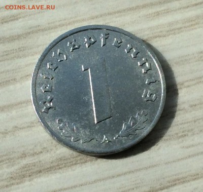 1 рейхспфенниг 1940 XF - image