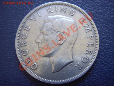 Новая Зеландия пол кроны 1947 год-тип  до 10.03 в 21.00М - LPIC7120.JPG