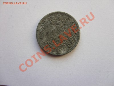 10 пфен Германия. 1921А. Цинк. До 11.03.2011 22.00 по Москве - 10 пф 1921 А - 2.JPG
