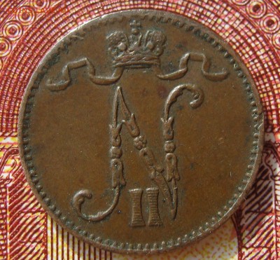 Царская ФИНЛЯНДИЯ 1 пенни 1904. НЕЧАСТАЯ. Предпродажная. - 058.JPG