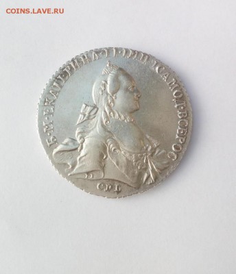 1 Рубль 1764г TI СПБ СА - ру