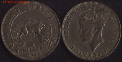 монеты Англии и Британских колоний по ФИКСу - БВА 1 шиллинг 1946