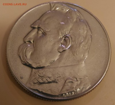 Польша 2 злотых 1934 Пилсудский - Польша 2 злотых реверс 1934 Пилсудский