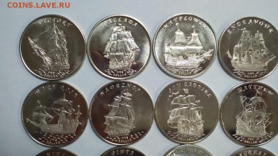 Монеты с кораблями. - корабли 2