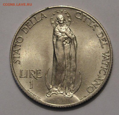 Ватикан, 1 Лира 1936 (27.09) - P1014830.JPG