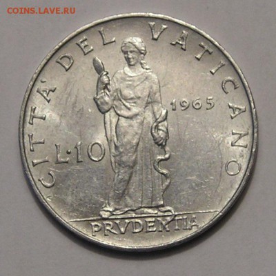 Ватикан, 10 Лир 1965 (27.09) - P1014838.JPG