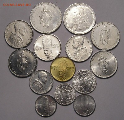 Ватикан, 14 разных монет (27.09) - P1014851.JPG