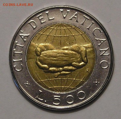 Ватикан, 500 Лир 1992 (27.09) - P1014860.JPG