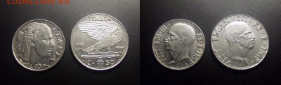 МОНЕТЫ МИРА 10-17 - Италия (набор №5... 20ч. + 50ч. (1940)) (2 шт.)