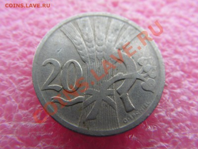 -Чехословакия- 20 геллер 1921 -- 9 марта 22-00 - 20 геллер 1921.JPG