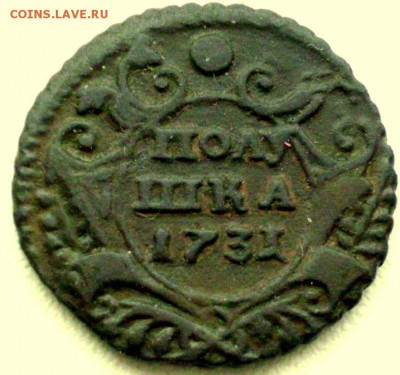 полушка 1731г - P1011228.1