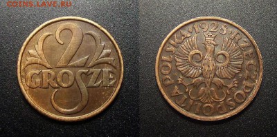МОНЕТЫ МИРА 10-17 - Польша – 2 гроша (1928)