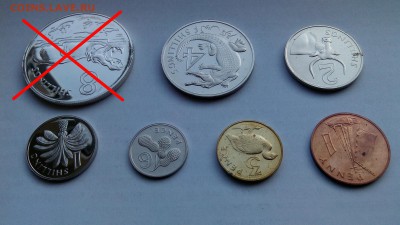 Гамбия набор 1966 до 30.09.17 22-00 мск - Gambia 1966 set 2-5
