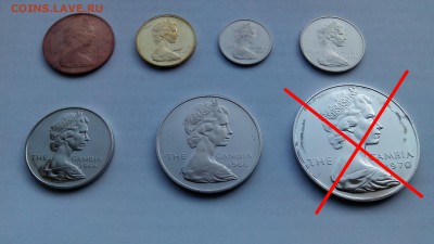 Гамбия набор 1966 до 30.09.17 22-00 мск - Gambia 1966 set 2-1