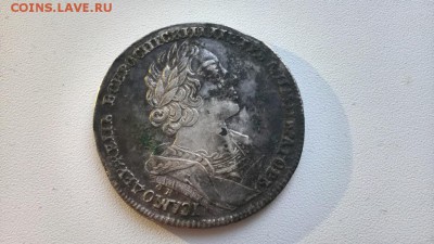 Рубль Пётр 1 1725г - 1