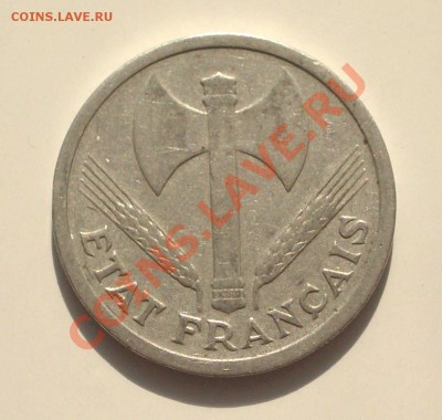 Франция - 2 франка 1943 (ок 12.03.11 в 22-00 МСК) - Франция 2 франка 1943+