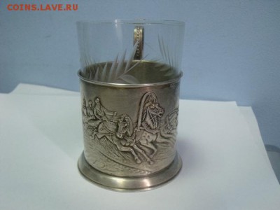 Подстаканник Зимняя тройка клеймо ММ5 МЕТ 1 сорт на оценку - image1
