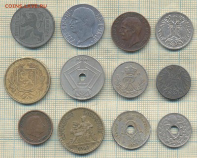 12 монет разных стран 1, до 03.10.2017 г. 22.00 по Москве - 12 монет 1а