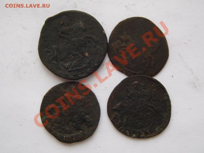 деньга и 3 полушки Еll и копейки сибири 1771 и 1777г - Изображение 022