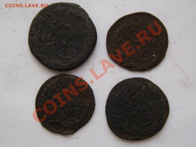 деньга и 3 полушки Еll и копейки сибири 1771 и 1777г - Изображение 023