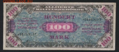 100 марок 1944 года.СЗОГ.до 22-00 мск 01.10.17г.. - 100 марок 1944 СЗОГ а