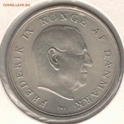 Ag ДАНИЯ 10 КРОН 1967 СВАДЬБА 05.10.2017 В 22.00МСК (Е408) - 5-д10