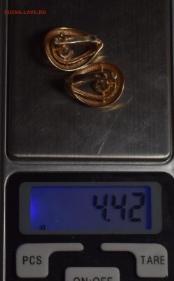 Серьги Ag925 позолота 4,42гр с 1 рубля до 5.10 в 22:00мск - DSC_0026.JPG