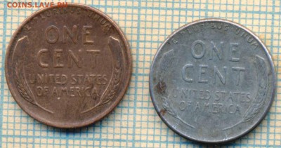 США 1 цент 1943,1944, до 04.10.2017 г. 22.00 по Москве - сам 1 1