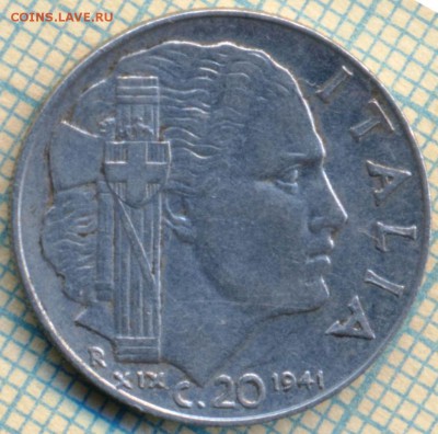 Италия 20 с 1941 г., до 04.10.2017 г. 22.00 по Москве - сам 2 1