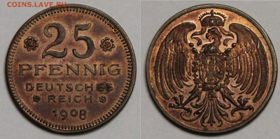 25 пфеннигов 1908 Германская Империя пробные RR до 05.10 - IMG_1328.JPG