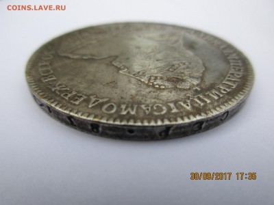 Рубль 1737г.,рубль 1905г. определение подлинности. - Изображение 004
