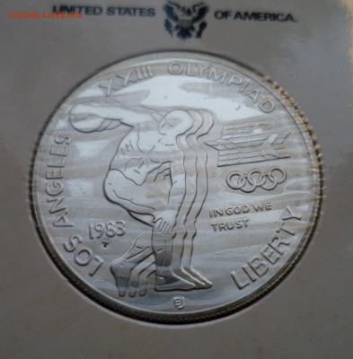набор олимпийских серебр. долларов США 1983г. до 5.10 в22.00 - SAM_9120