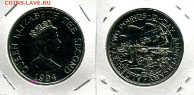 Олдерни 2ф разные 6шт. по ФИКСу до 04.10.17 22-00 мск - Alderney 2P 1994 D-Day
