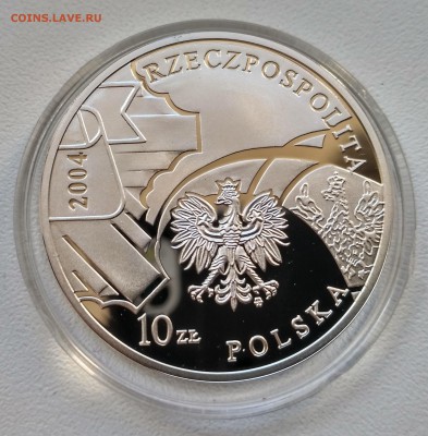 ПОЛЬША,10 злотых 2004г(85 лет полиции Польши)!до 4.10.2017 - 1 октября фото монет 037