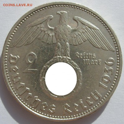 Германия, иностранщина (наборы, на вес, евро), царизм, СССР. - 2 марки 1936 G - 2-1-1