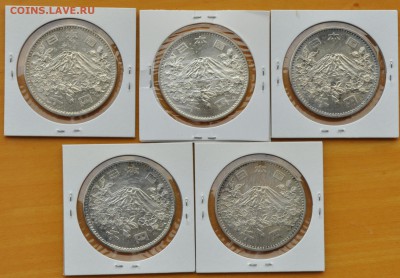 ЯПОНИЯ 1000 йен 5 ШТ. 1964 Олимпиада в ТОКИО (лот 387) 7.10 - 387-3.JPG