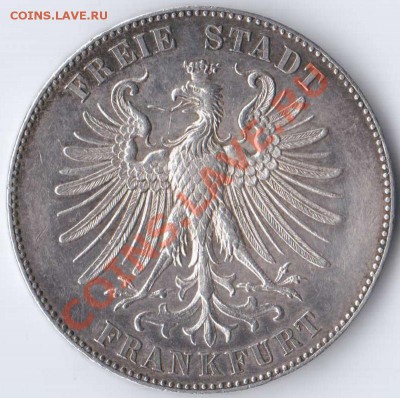 Талер 1859 Франкфурт.Столетие Шиллера.до 14.03.11 22-00 - шил.о