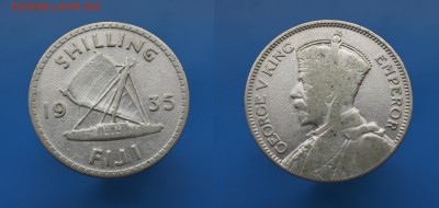 С 1 рубля Фиджи шиллинг 1935гдо 5.10. 22-00 мск - 4