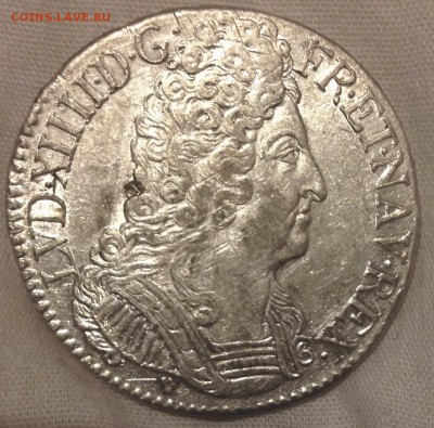 Франция экю 1710 - image