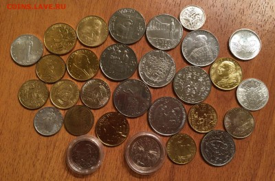ФИКС - Ватикан Лиры 5 10 20 50 100 200 1951-2001гг. UNC 30ш - Zw4EwUA5YwY