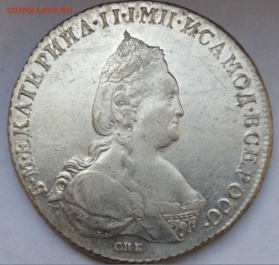 Рубль 1785 год Екатерина спб-яа UNC! - ами541йд