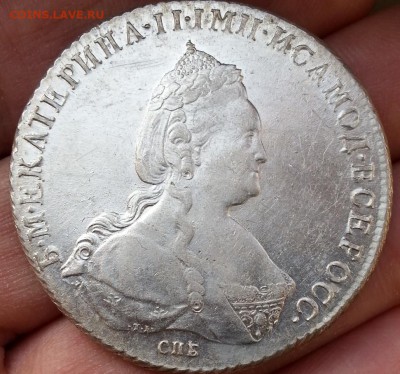 Рубль 1785 год Екатерина спб-яа UNC! - ке5мить19