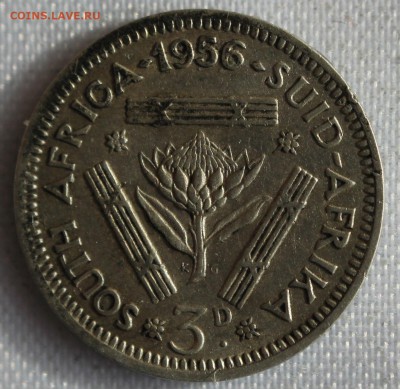 С 1 РУБ. БРИТ.ЮЖНАЯ АФРИКА 3 пенса 1953г.до 10.10 в 22-00 - IMG_8909.JPG