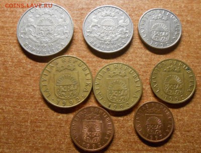 Латвия 1992 все монеты предпродажная - DSCN5526.JPG
