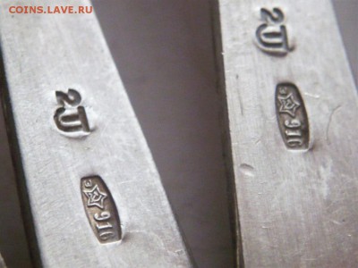 Чайные ложечки 6шт. Ag 916 оценка - P1390803.JPG