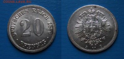 Германия 20 пфеннигов 1876г в Коллекцию! до 5.10. 22-00 мск - 7uyqqDWodTQ